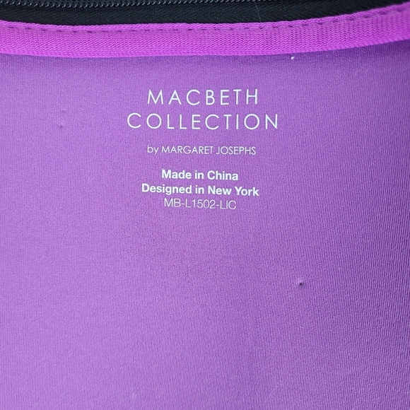 Macbeth Collection black white purple neon green blue laptop bag with handles - Picture 6 of 10